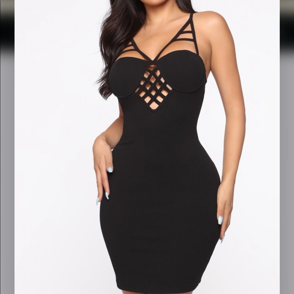 Fashionnova Leave Them Guessing Mini Dress